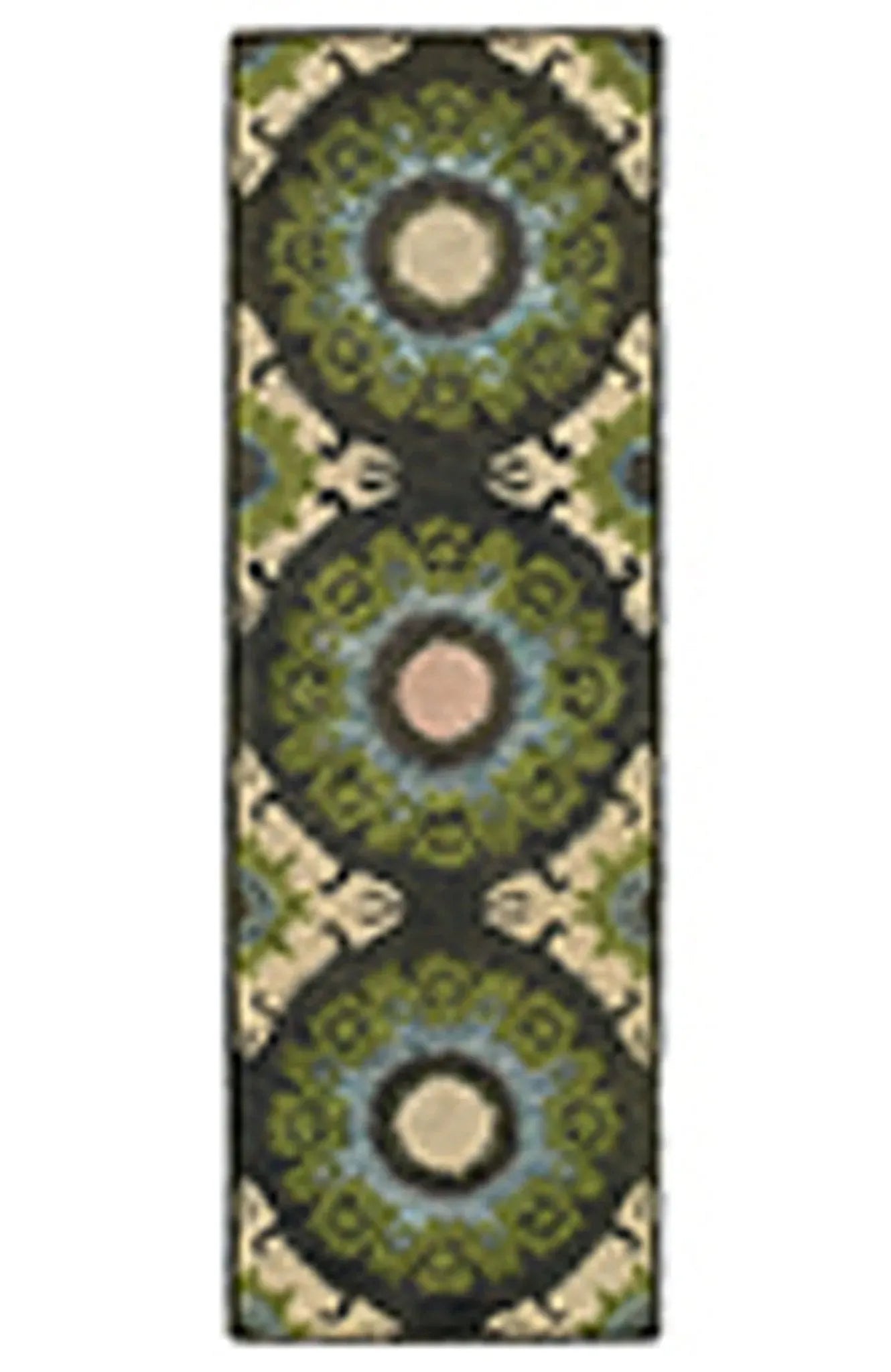 Tommy Bahama Jamison 53307 Black / Green Rug