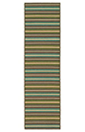 Tommy Bahama Seaside 1307D Brown Multi Rug