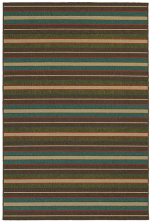 Tommy Bahama Seaside 1307D Brown Multi Rug