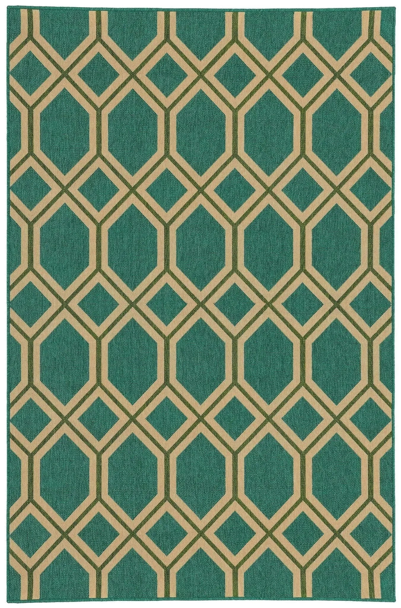 Tommy Bahama Seaside 6660L Teal Green Rug