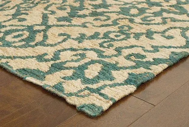 Tommy Bahama Valencia 57703 Beige / Blue Rug
