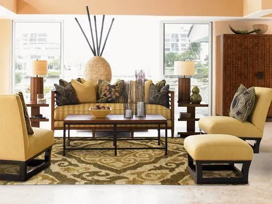 Tommy Bahama Valencia 57705 Beige / Gold Rug