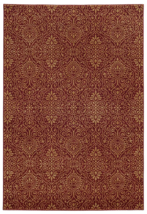 Tommy Bahama Voyage 91R Red / Beige Rug