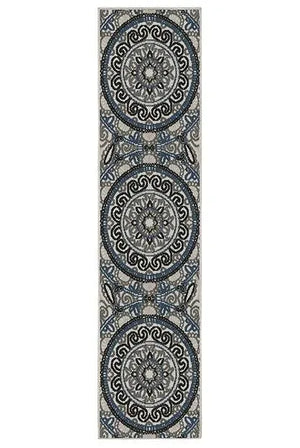 Torrey 072J1 Beige/Blue Rug