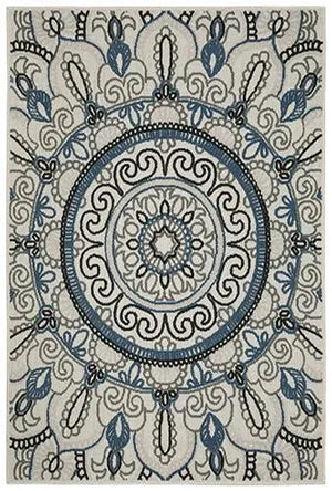 Torrey 072J1 Beige/Blue Rug