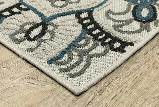 Torrey 072J1 Beige/Blue Rug