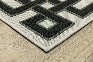 Torrey 1530I Beige/Black Rug