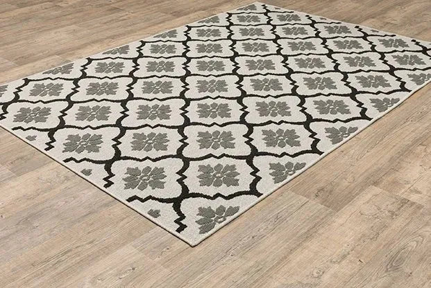 Torrey 5562E Beige/Black Rug