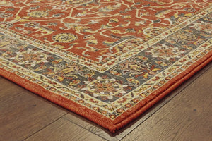 Toscana 9537C Orange Blue Rug