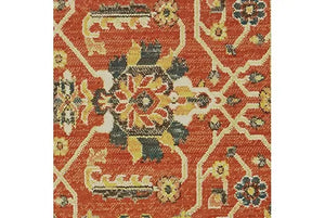 Toscana 9537C Orange Blue Rug
