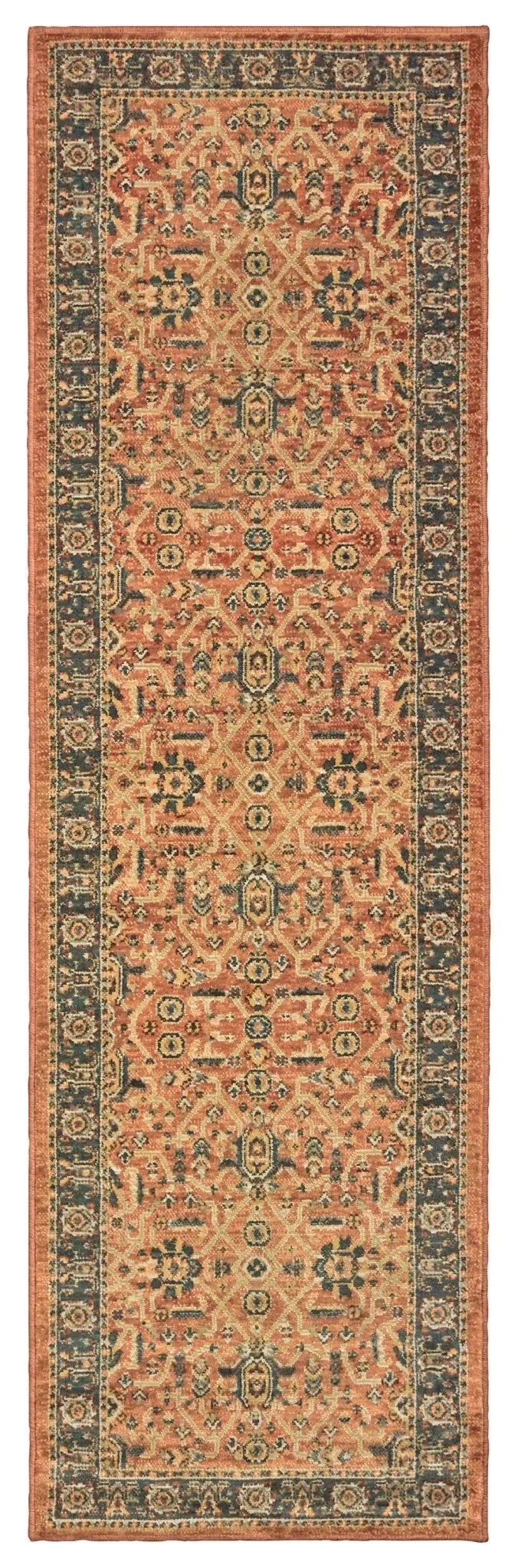 Toscana 9537C Orange Blue Rug