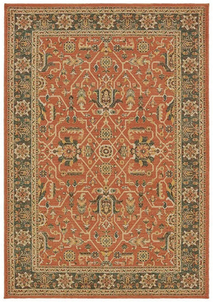 Toscana 9537C Orange Blue Rug