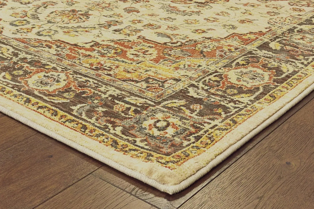 Toscana 9551A Ivory Orange Rug