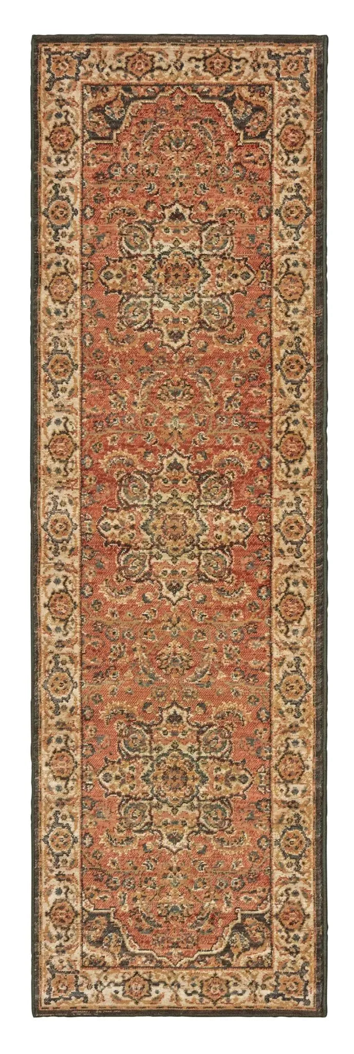 Toscana 9551B Orange Ivory Rug