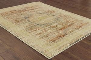Toscana 9564A Ivory Orange Rug