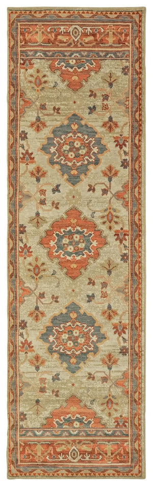 Toscana 9570A Ivory Orange Rug