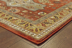 Toscana 9571A Orange Gold Rug