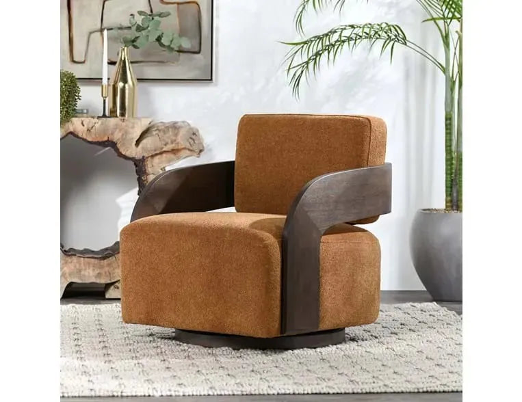 Toscana Swivel Accent Chair Amber