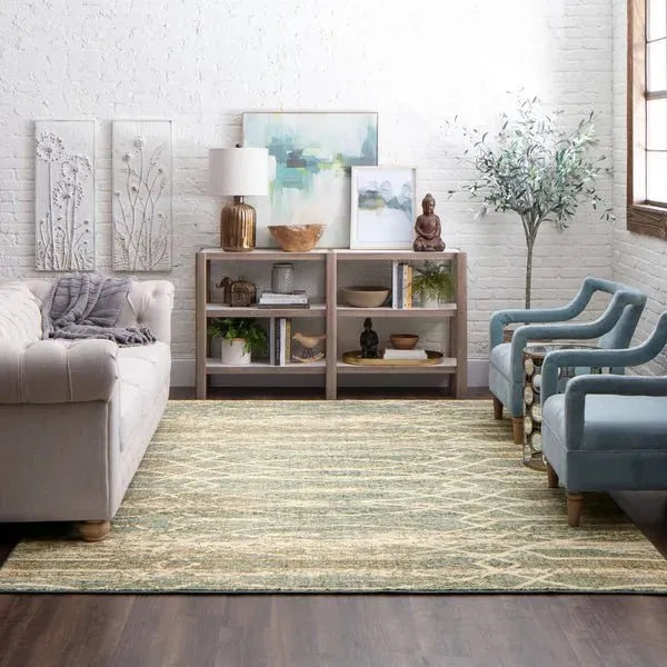 Touchstone Debonair by Virginia Langley Jadeite 91233 50097 Rug