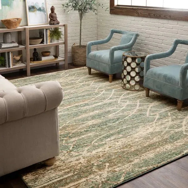 Touchstone Debonair by Virginia Langley Jadeite 91233 50097 Rug