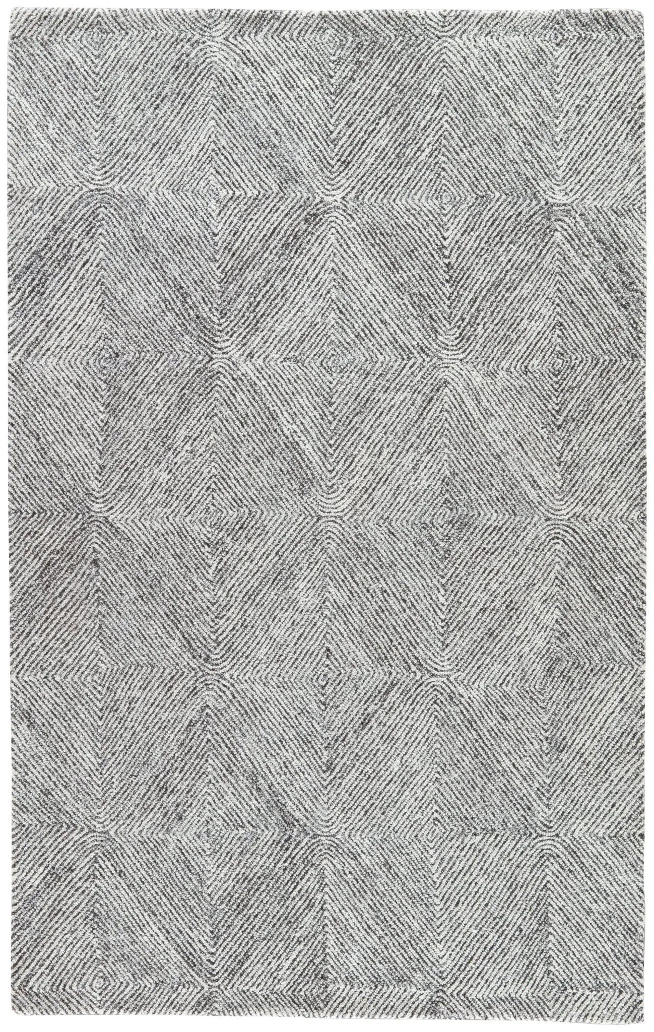 Traditions Made Modern Tufted MMT19 Exhibition White / Dark Gray Rug