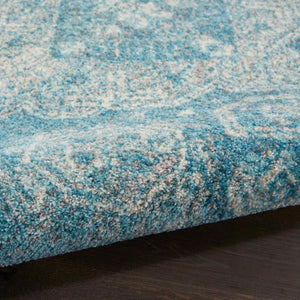 Tranquil Tra13 Lt Blue Ivory Rug 1