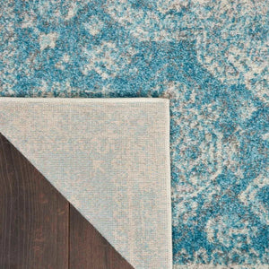 Tranquil Tra13 Lt Blue Ivory Rug 1
