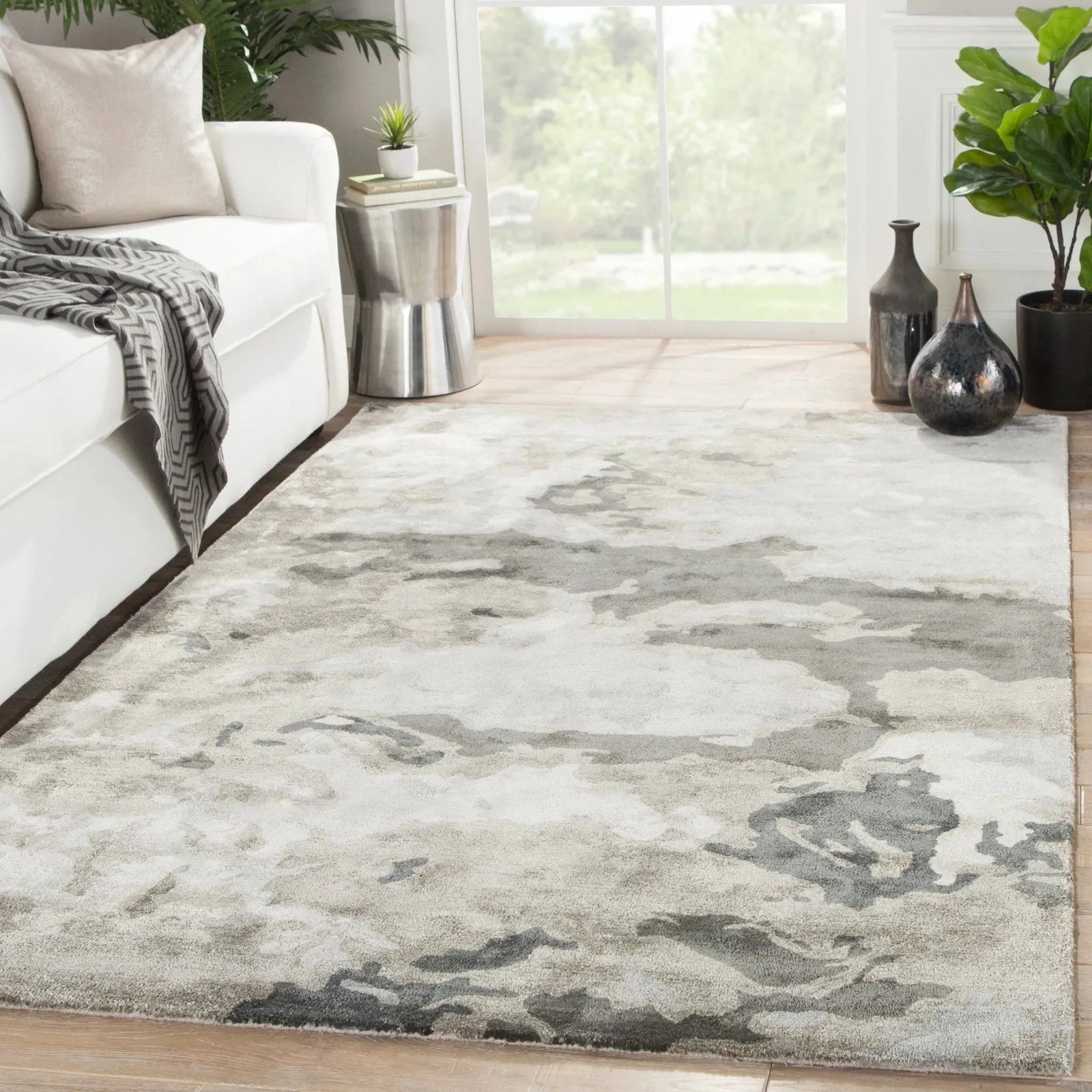 Transcend TRD01 Glacier Gray / Silver Rug