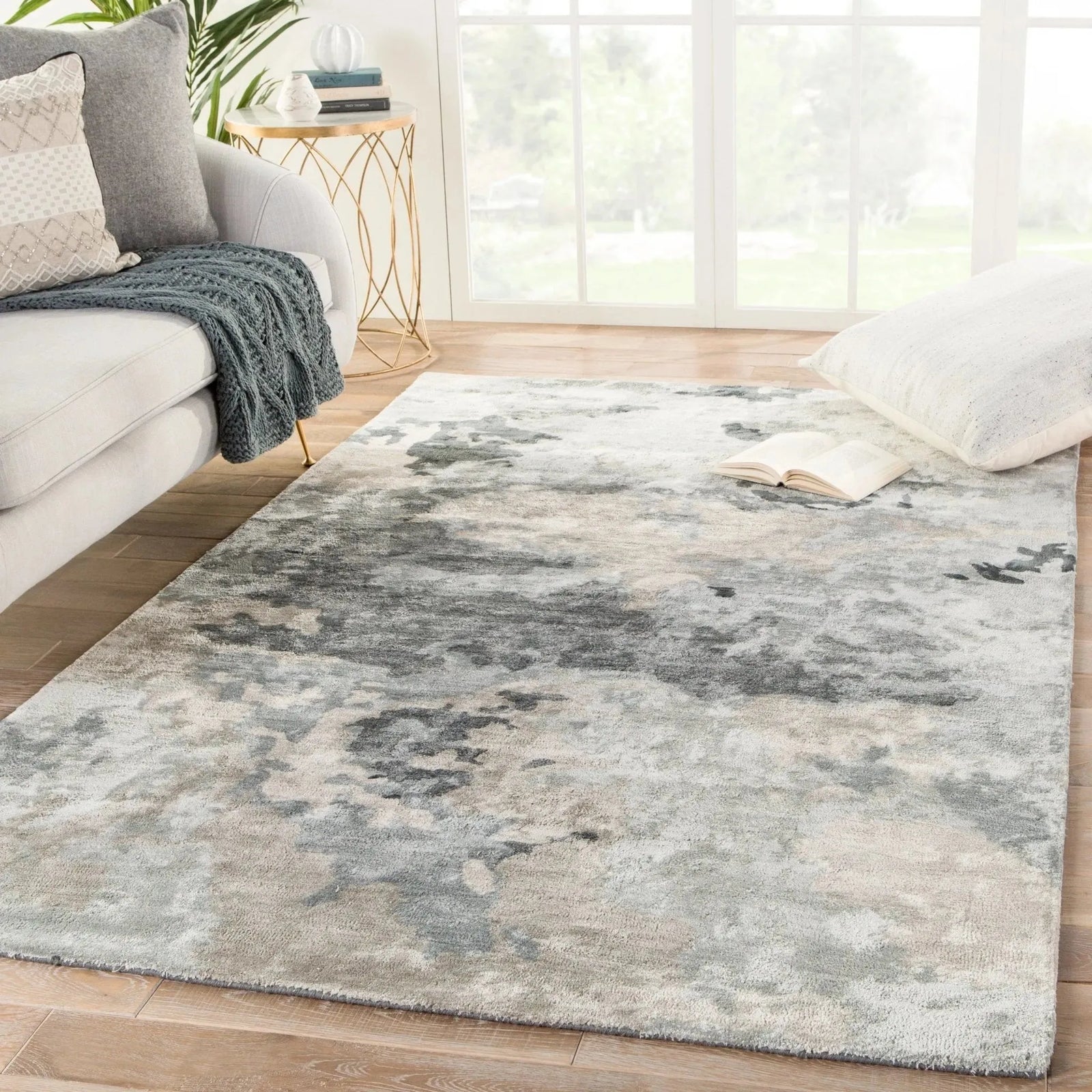 Transcend Trd04 Glacier Gray/Dark Blue Rug