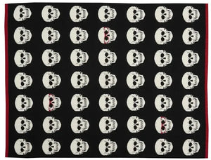 Trendy, Hip, New-Age UK204 Black/White Throw Blanket