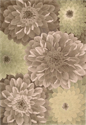 Tropics TS11 Taupe/Green Rug