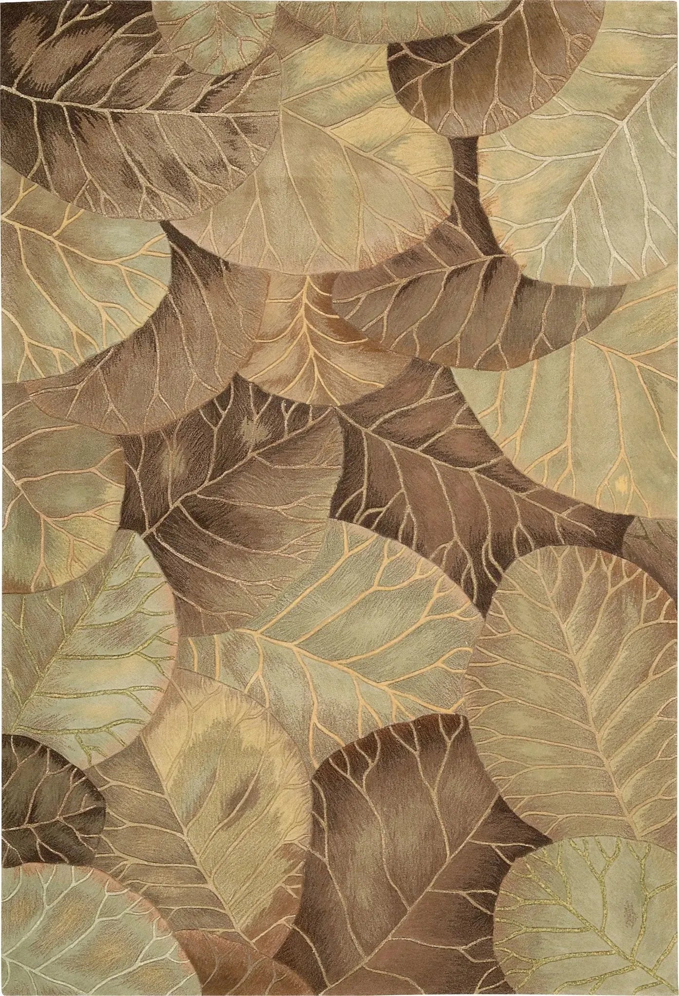 Tropics TS12 Brown/Green Rug