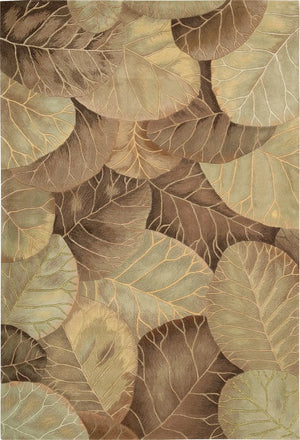 Tropics TS12 Brown/Green Rug