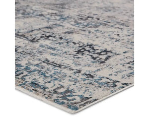 Tunderra TUN03 Grey/Teal Rug
