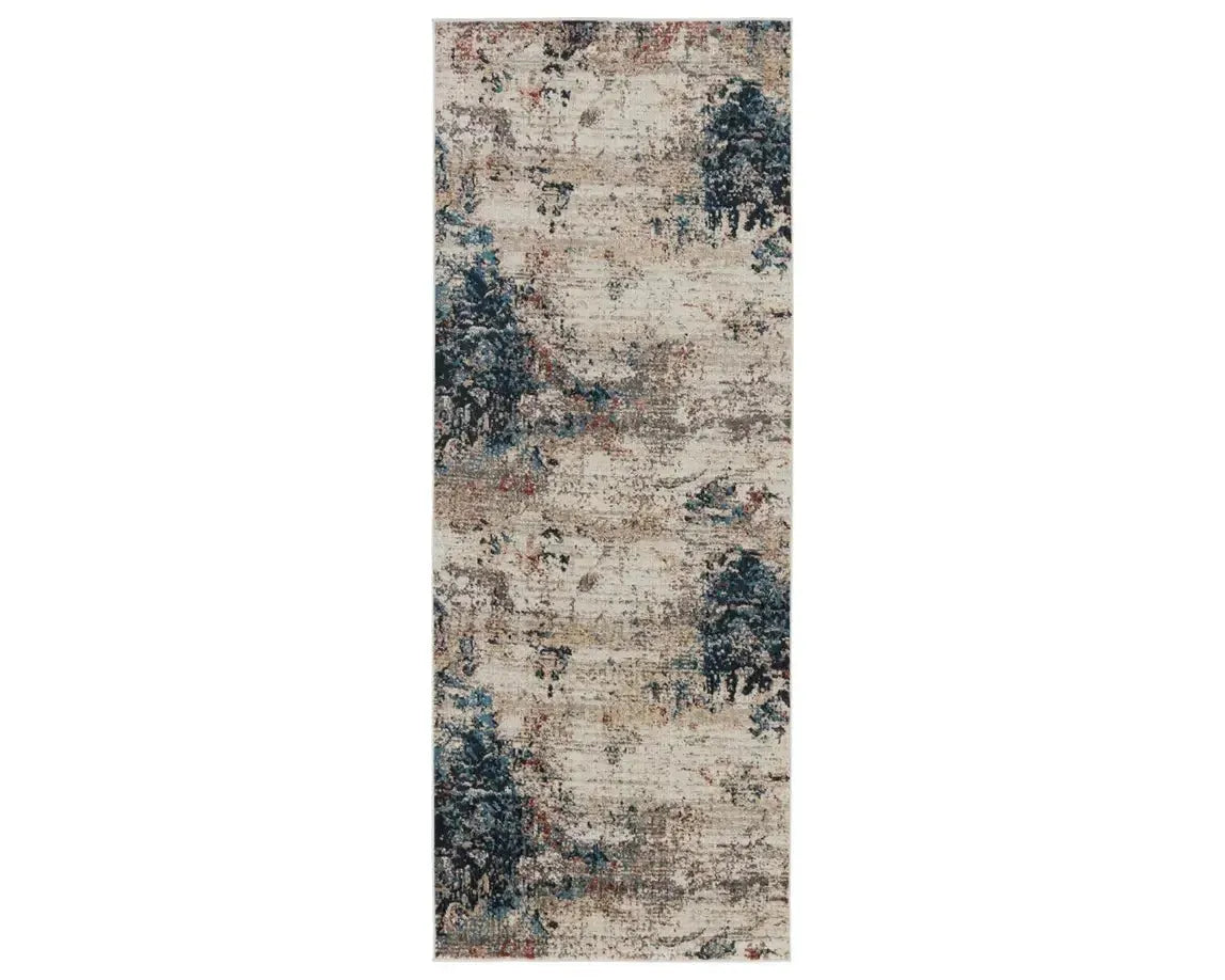 Tunderra TUN04 Red/Teal Rug