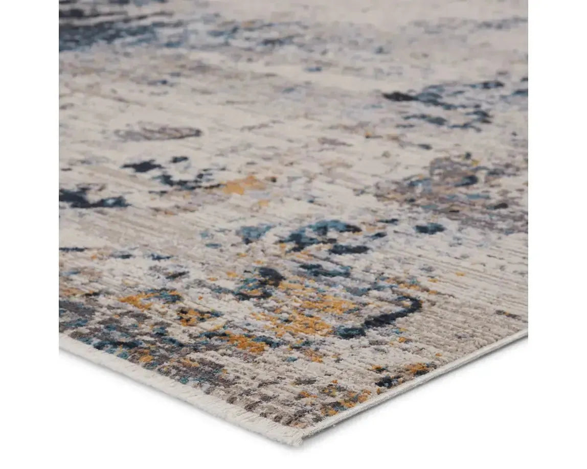 Tunderra TUN05 Teal/Gold Rug