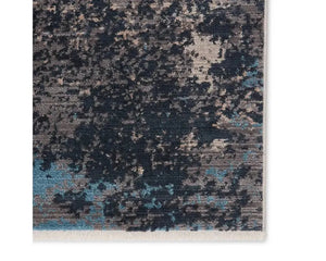 Tunderra TUN09 Light Taupe/Teal Rug