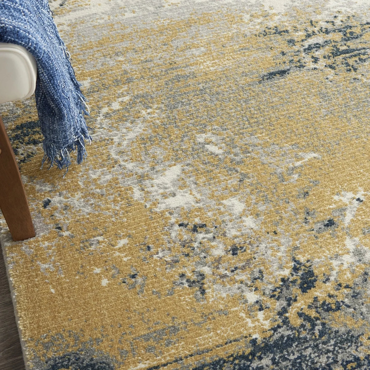 Twilight TWI22 Navy Gold Rug