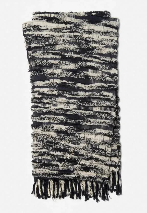 Tyra T0031 Black Throw Blanket