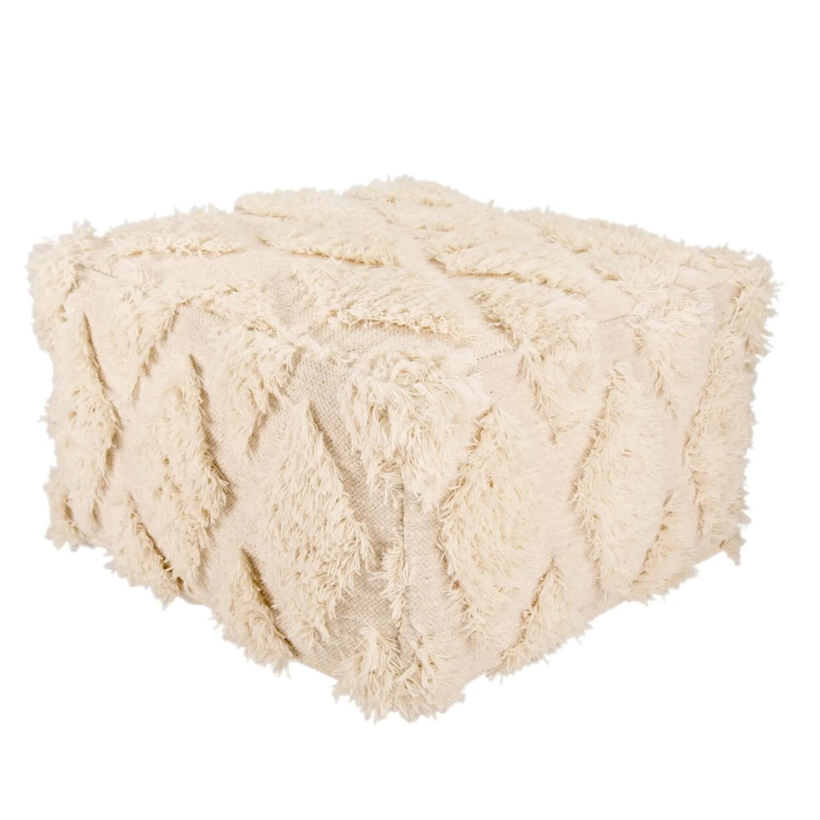 Ultra By Nikki Chu UNK07 Aaltos Ivory Pouf