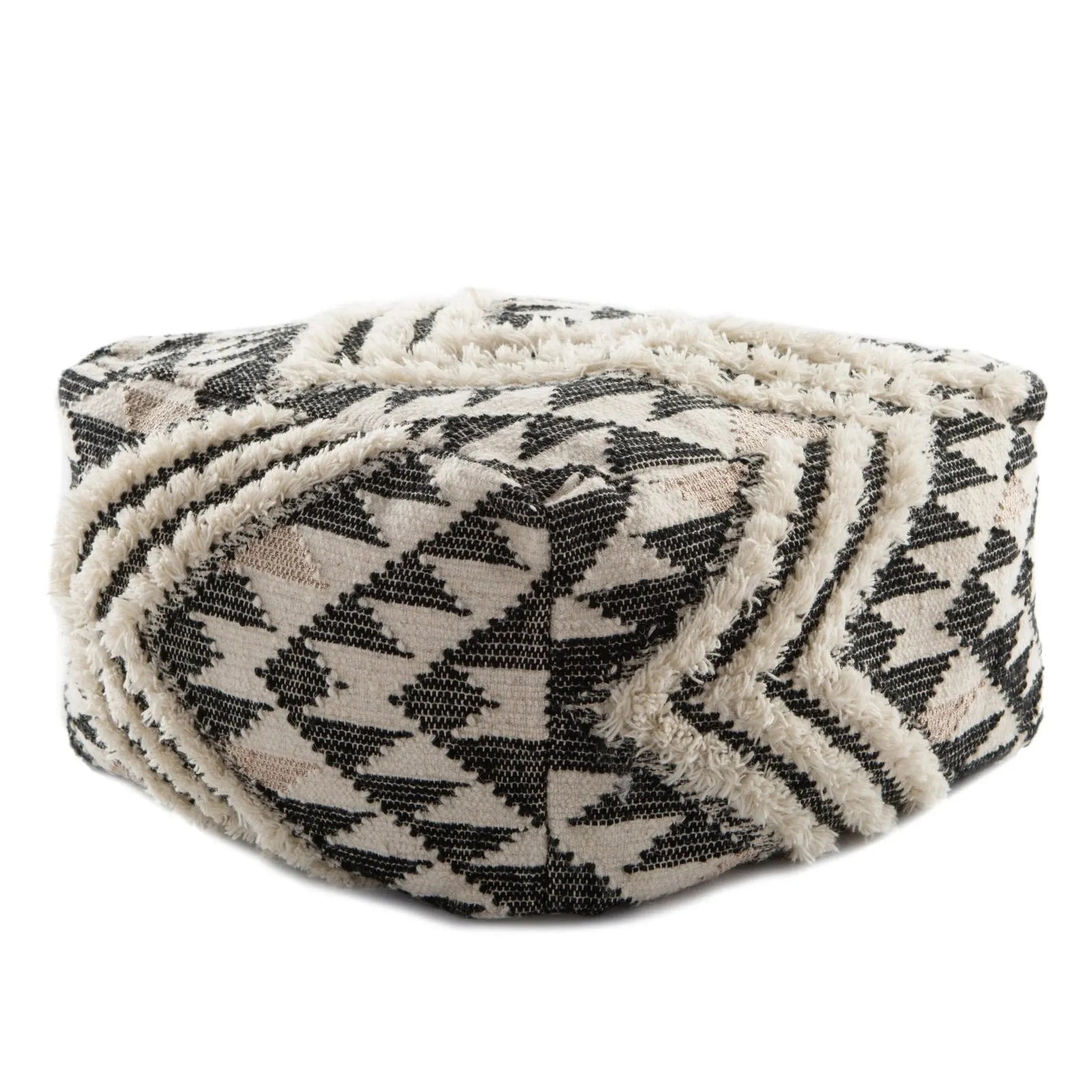 Ultra By Nikki Chu UNK09 Nomadic Cream/Black Pouf