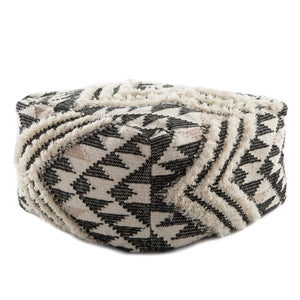 Ultra By Nikki Chu UNK09 Nomadic Cream/Black Pouf