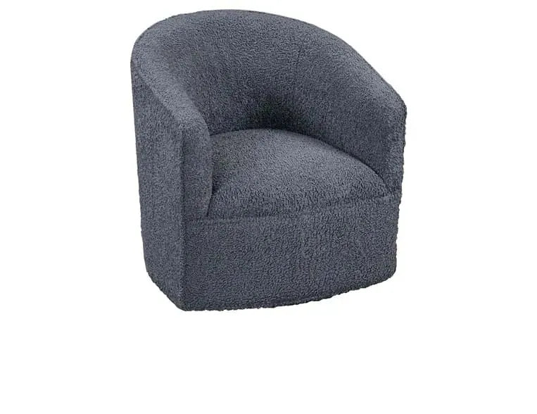 Valencia Swivel Accent Chair Blue