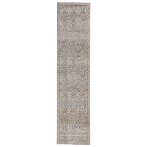 Valentia Vln06 Cashel Gray/Dark Blue Rug