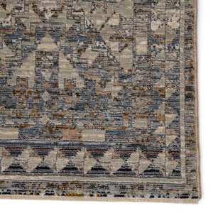 Valentia Vln06 Cashel Gray/Dark Blue Rug