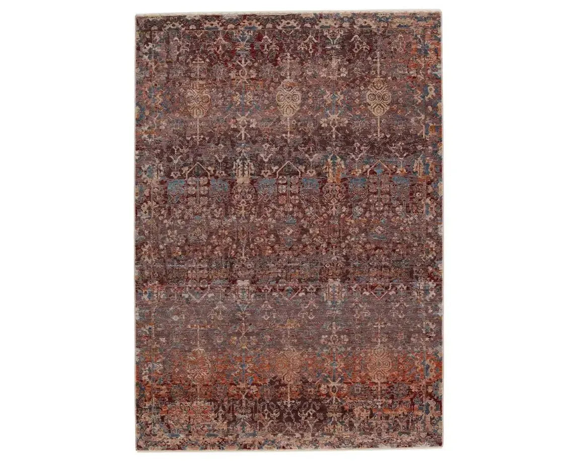 Valentia VLN18 Maroon/Gold Rug
