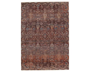 Valentia VLN18 Maroon/Gold Rug