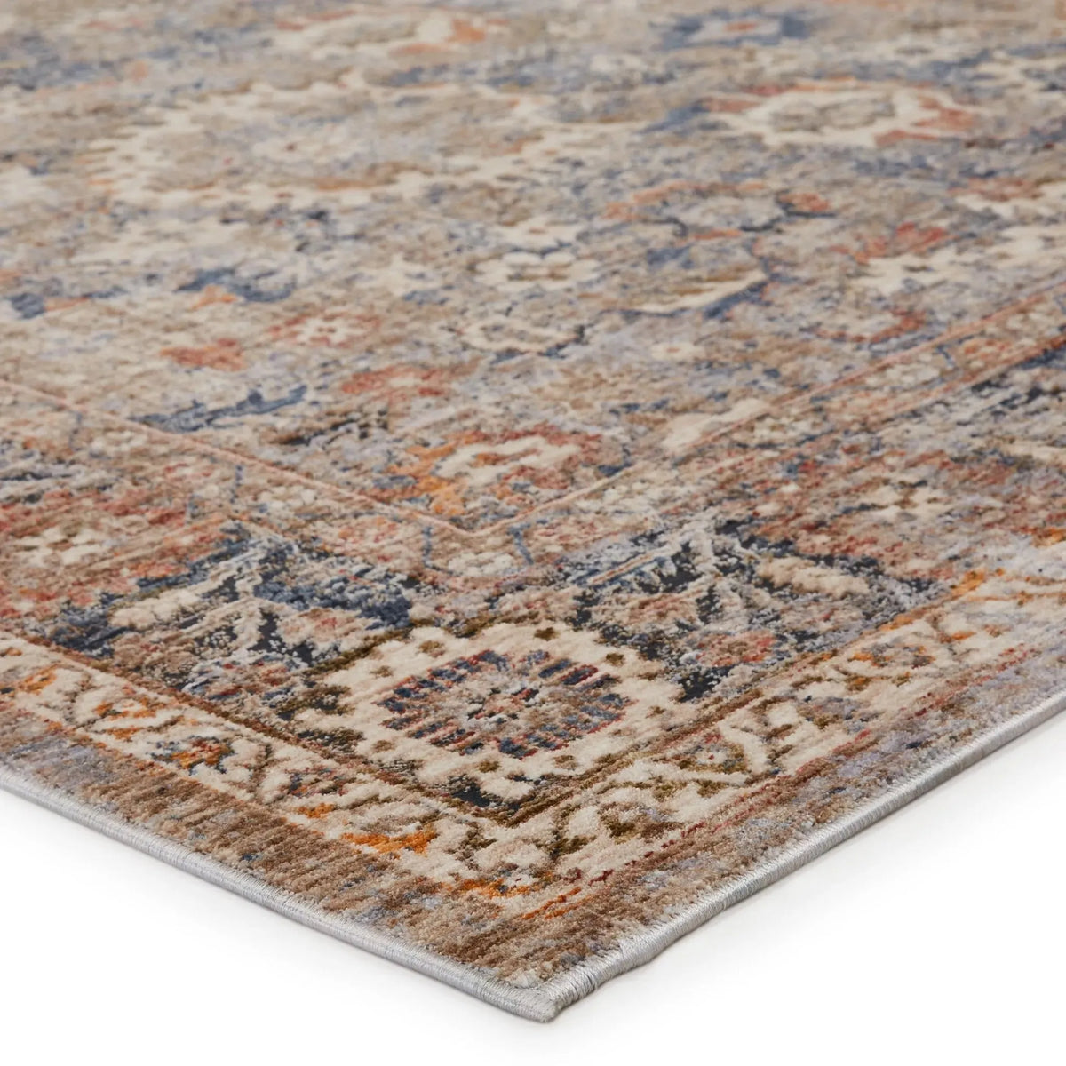 Vanadey Vnd02 Inari Light Taupe/Blue Rug