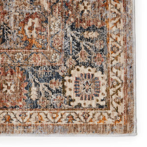 Vanadey Vnd02 Inari Light Taupe/Blue Rug