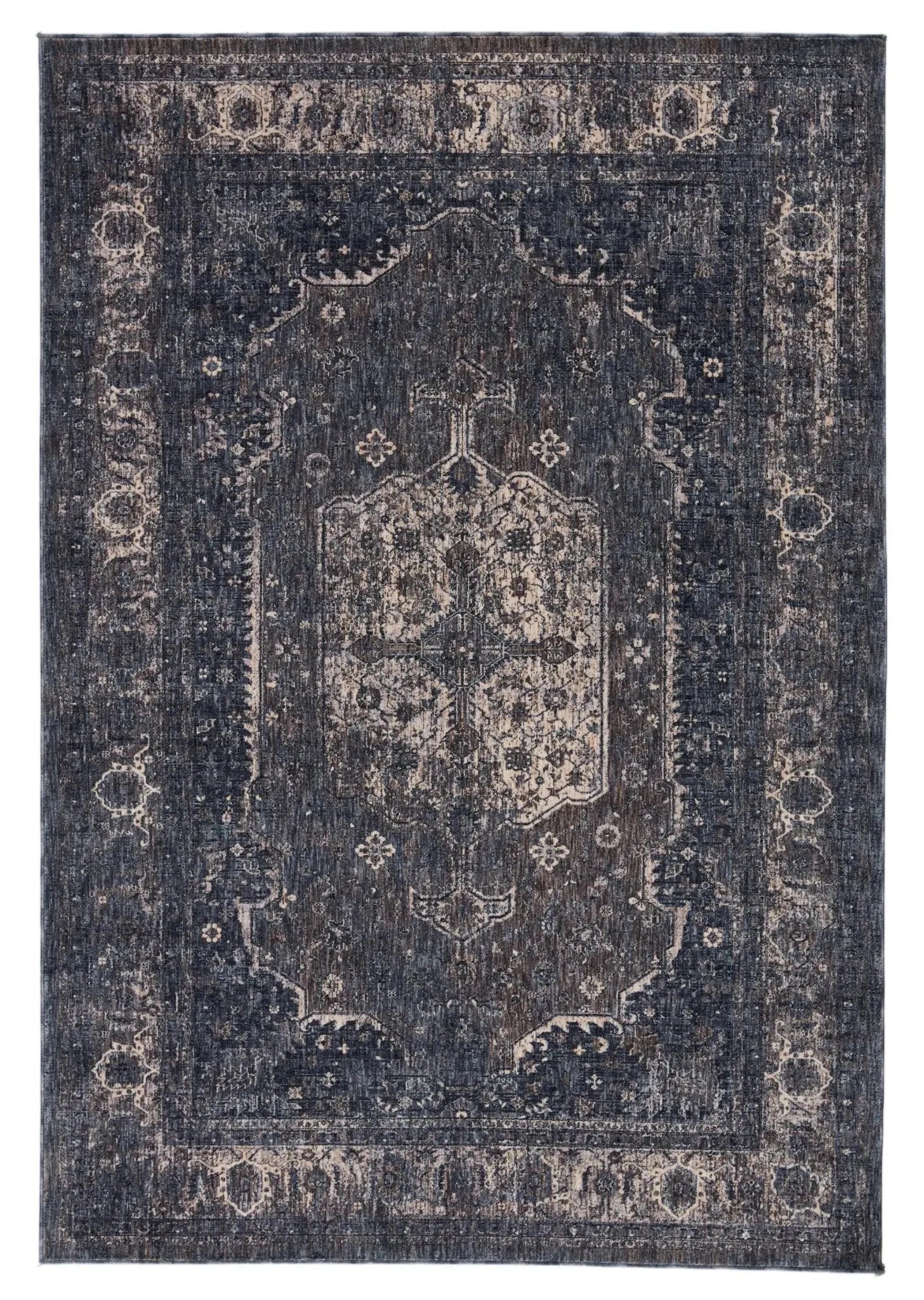 Vanadey Vnd05 Temple Blue/Gray Rug